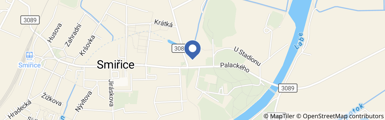 Mapa - Prohlídky Kaple Zjevení Páně ve Smiřicích