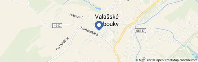 Mapa - Gastrofestival ve Valašských Kloboukách 2026