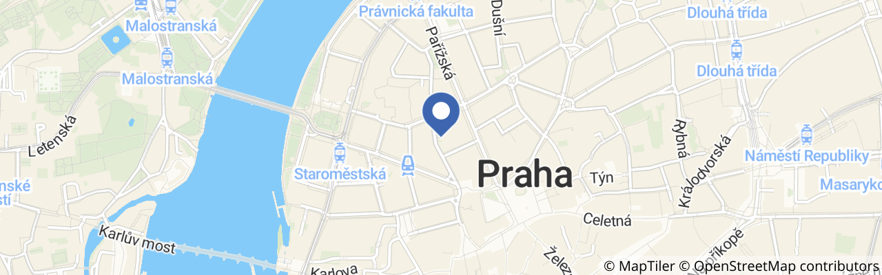 Mapa - Dvouhodinová dovolená – prohlídka v Židovském muzeu v Praze