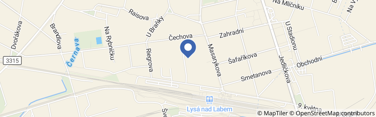 Mapa - Výstava Exotika 2026 v Lysé nad Labem