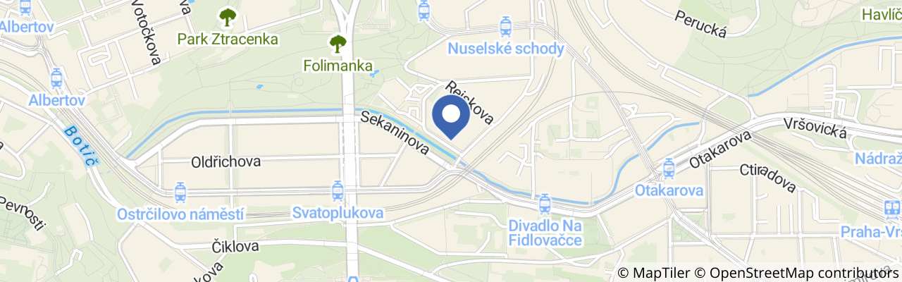 Mapa - Africké trhy ve Vyškově