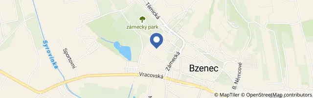 Mapa - Vína ze zámků 2026 – přehlídka vín v zámeckém parku v Bzenci