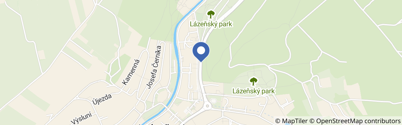 Mapa - Divadelní Luhačovice 2026