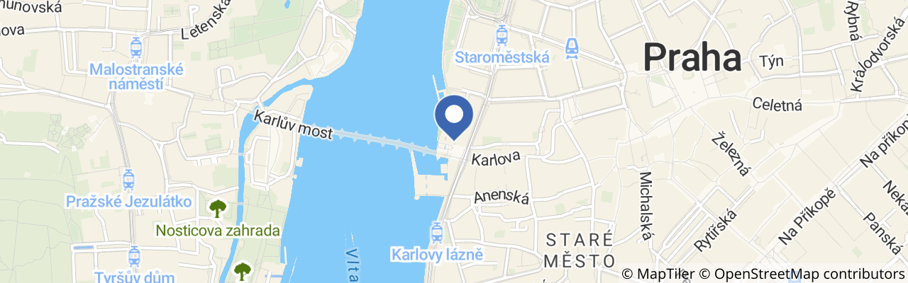 Mapa - Slavnost Královna Vltavy 2026