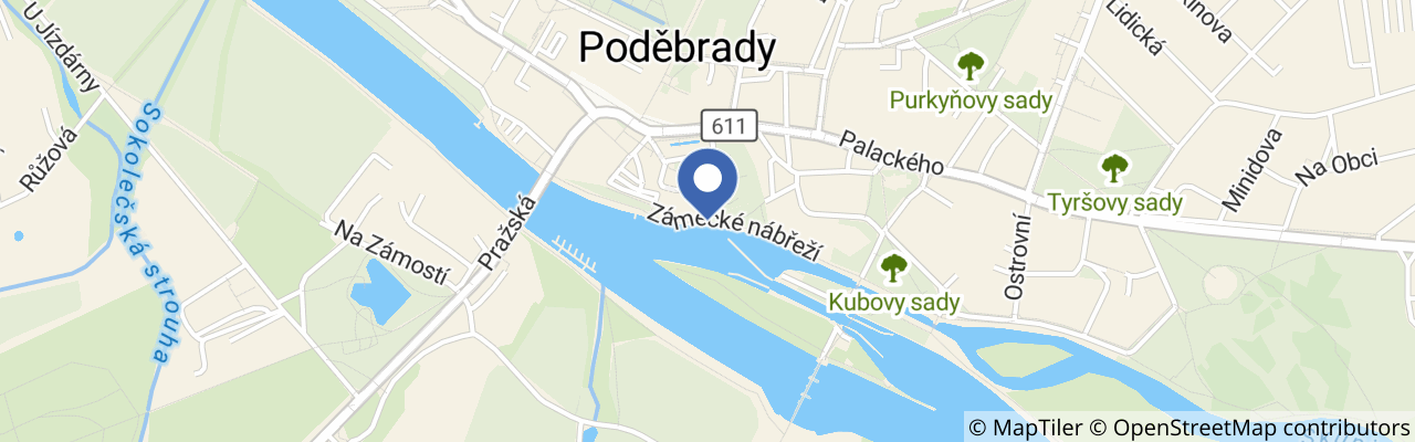 Mapa - Slavnostní odhalení svatojakubského patníku v Poděbradech