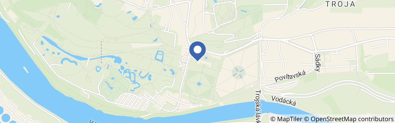 Mapa - Letní výtvarné dílny na zámku Troja