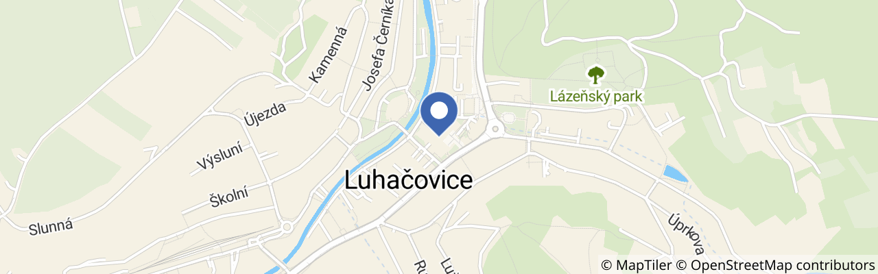 Mapa - Svatováclavské slavnosti – Středověký den v Luhačovicích 2026