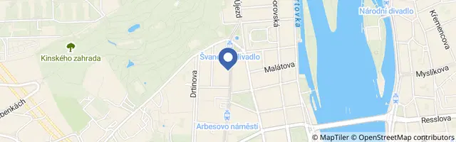 Mapa - Den otevřených dveří ve Švandově divadle 2026