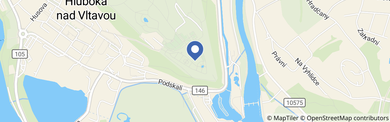 Mapa - Africká Hradozámecká noc na Hluboké aneb Z Hluboké až na rovník