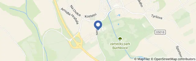 Mapa - Šlechta na cestách – výstava na zámku Buchlovice