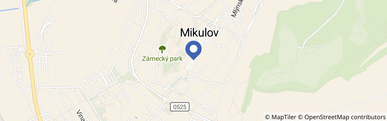 Mapa - 10. Pálavský Oldtimer 2027 – předběžný termín