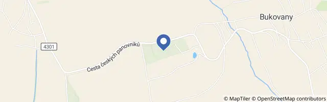 Mapa - Bukovanský mlýn