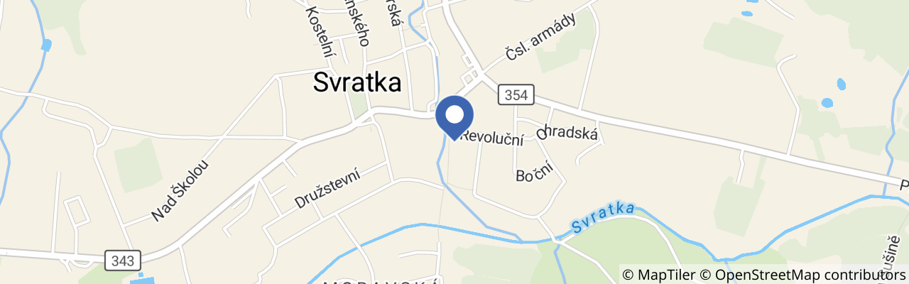 Mapa - Retroden ve Svratce – oslava nostalgie a klasických vozidel 2026
