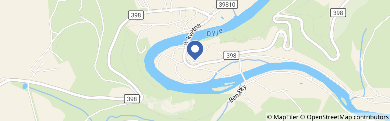 Mapa - Vranovská pouť 2026