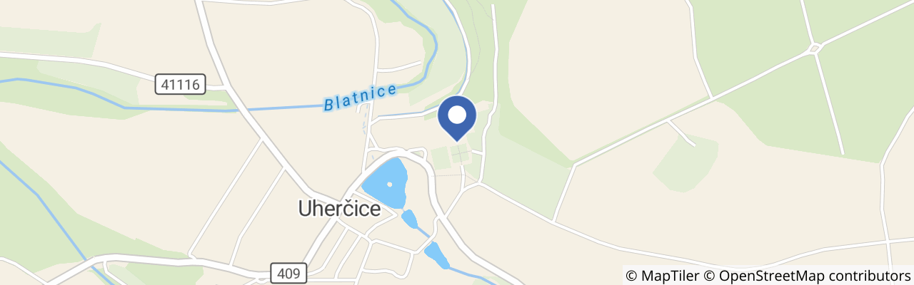 Mapa - Letní kino na zámku Uherčice