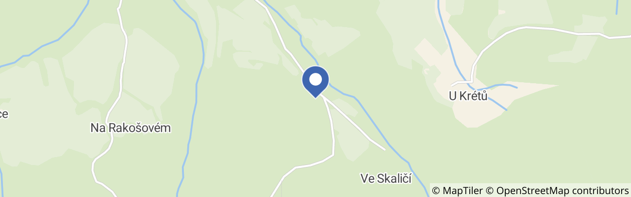 Mapa - Penzion Skaličí