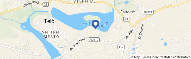 Mapa - Telčské parní léto 2026