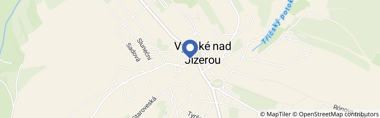 Mapa - Vysocká řemeslná pouť 2026