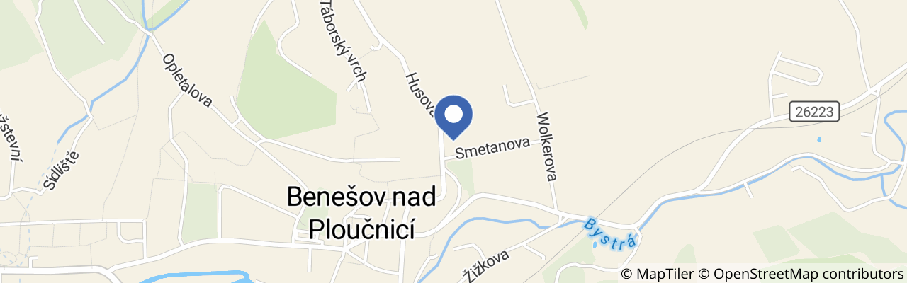 Mapa - Benešovská rokle 2026