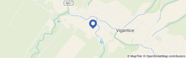 Mapa - Penzion u Boženky