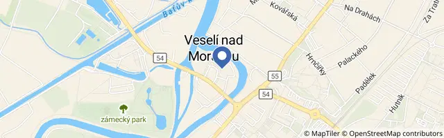 Mapa - Letní prázdninová stezka Domem přírody Bílých Karpat