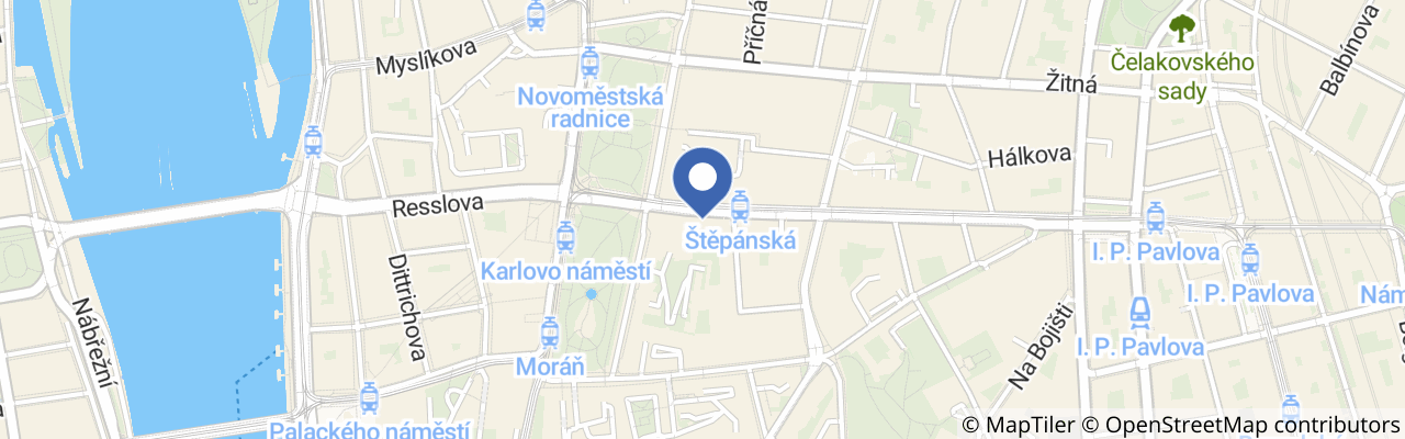 Mapa - Běh na Petřínskou rozhlednu 2026
