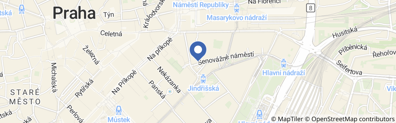 Mapa - Běh dobré vůle Nadace Olgy Havlové 2026
