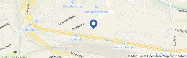 Mapa - Letní divadelní scéna Harfa 2026