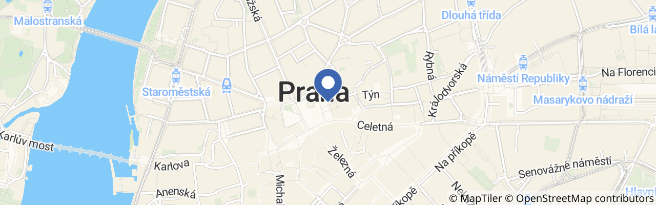 Mapa - Bezhlavý jezdec a liberalismus 90. let v Galerii hlavního města Prahy
