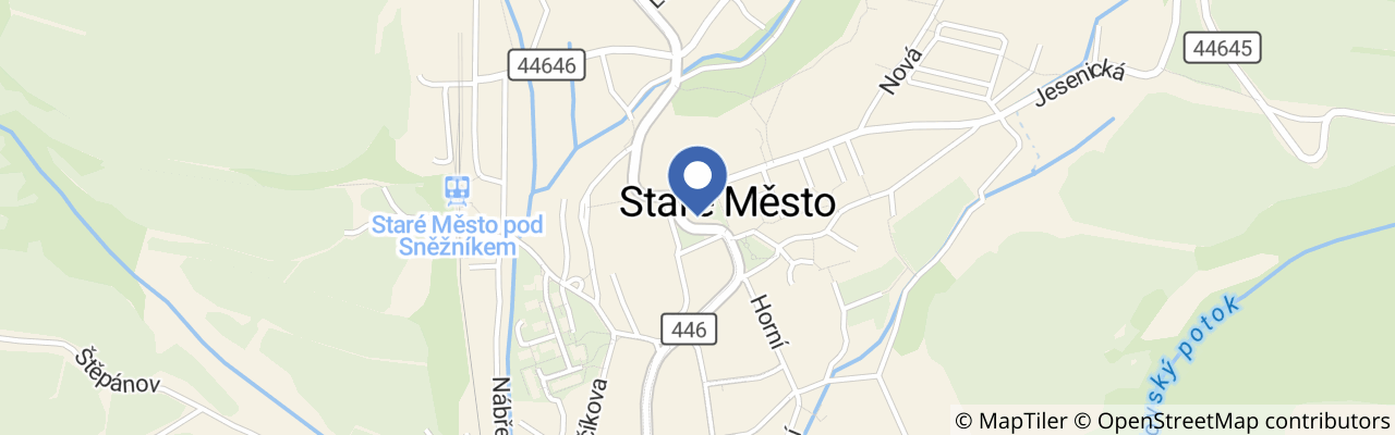 Mapa - Anenská pouť ve Starém Městě 2026