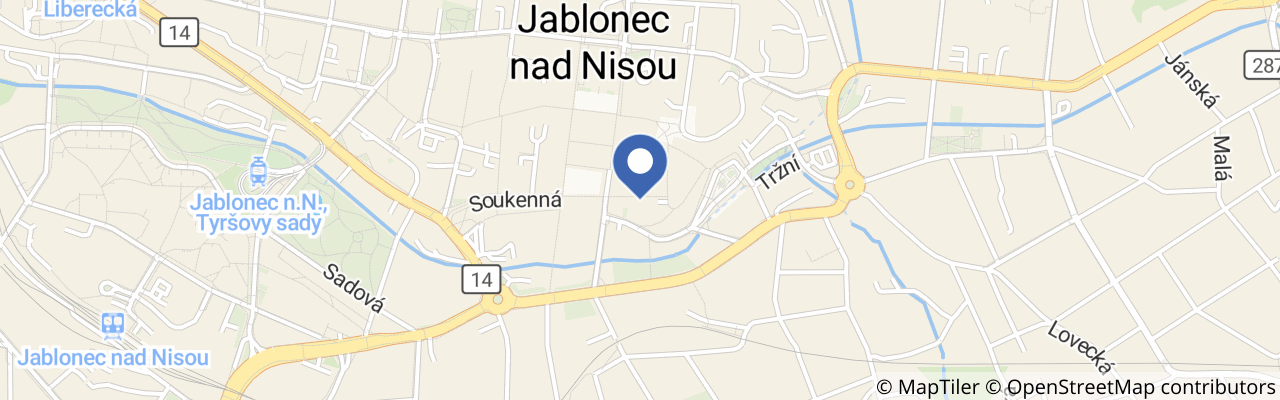 Mapa - Sklářská slavnost na Kristiánově 2026