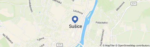 Mapa - Po stopách sušické historie