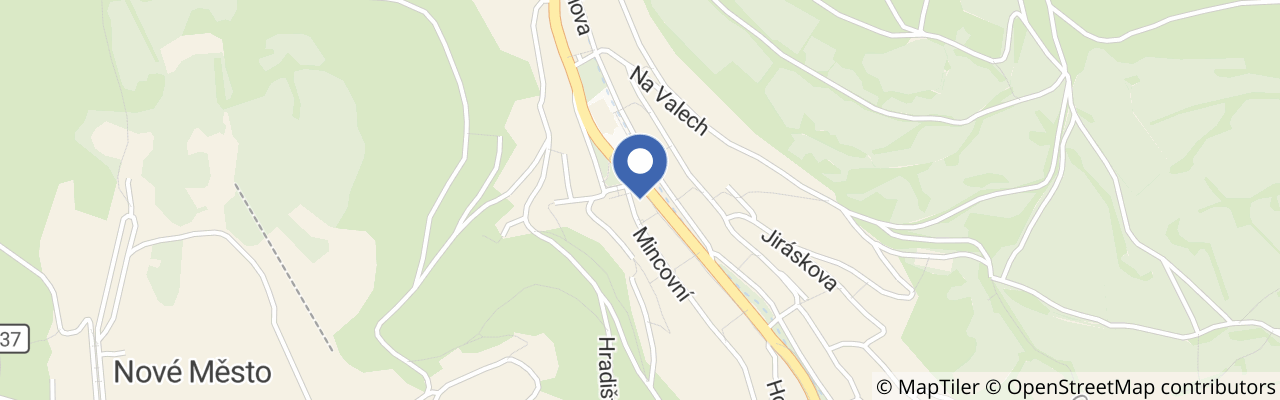 Mapa - Prohlídky Šlikovy věže v Jáchymově