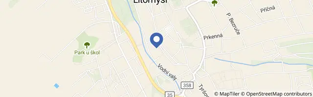 Mapa - Vinobraní Litomyšl 2026