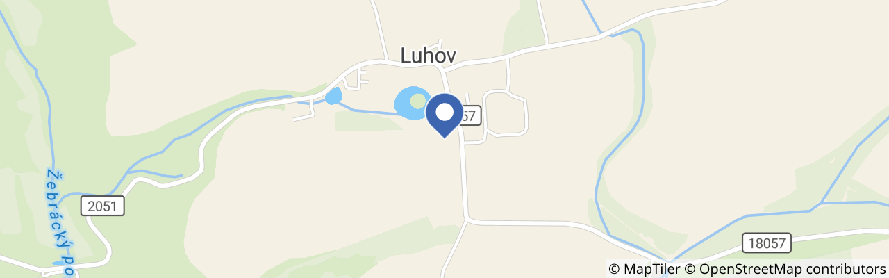 Mapa - Komentované prohlídky zámku Luhov 2026