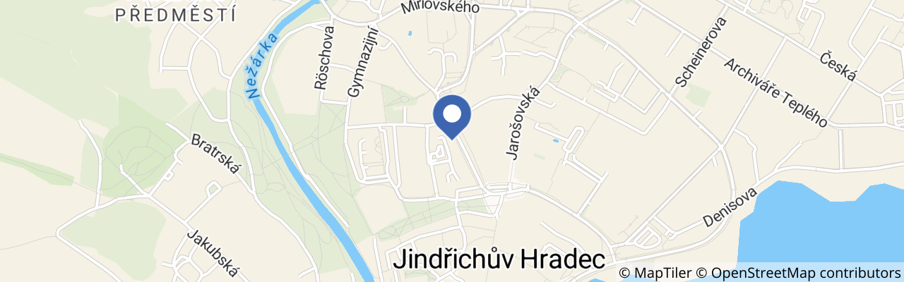 Mapa - Komentované procházky – Nekalé živly a pohromy jindřichohradecké