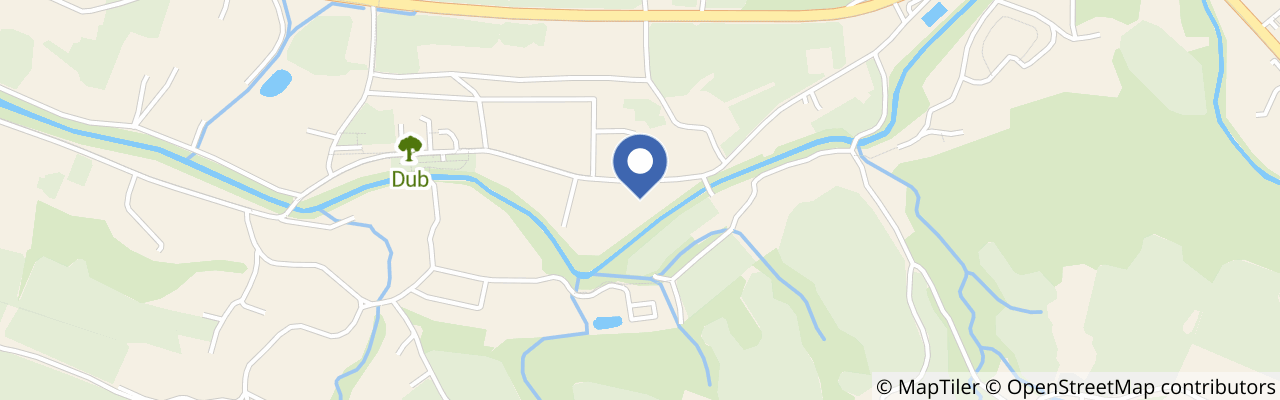 Mapa - Ubytování u Hrádečku