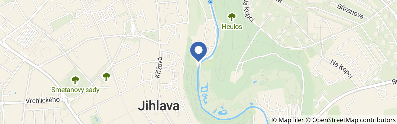Mapa - Letní kino Jihlava 2026
