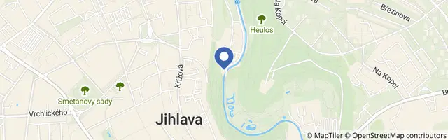 Mapa - Letní kino Jihlava 2026