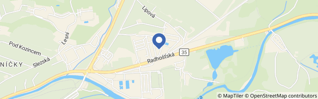 Mapa - Apartmány DELUXE Rožnov