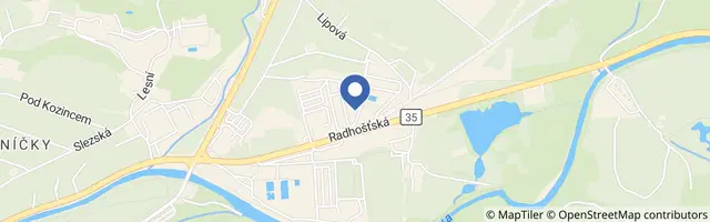 Mapa - Apartmány DELUXE Rožnov