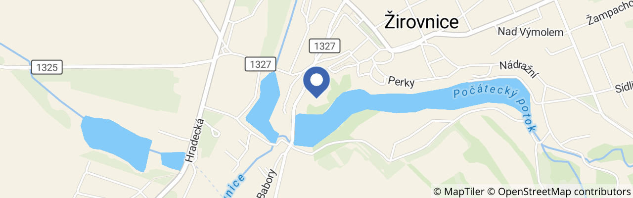 Mapa - Zahrada Vysočiny na zámku Žirovnice 2026