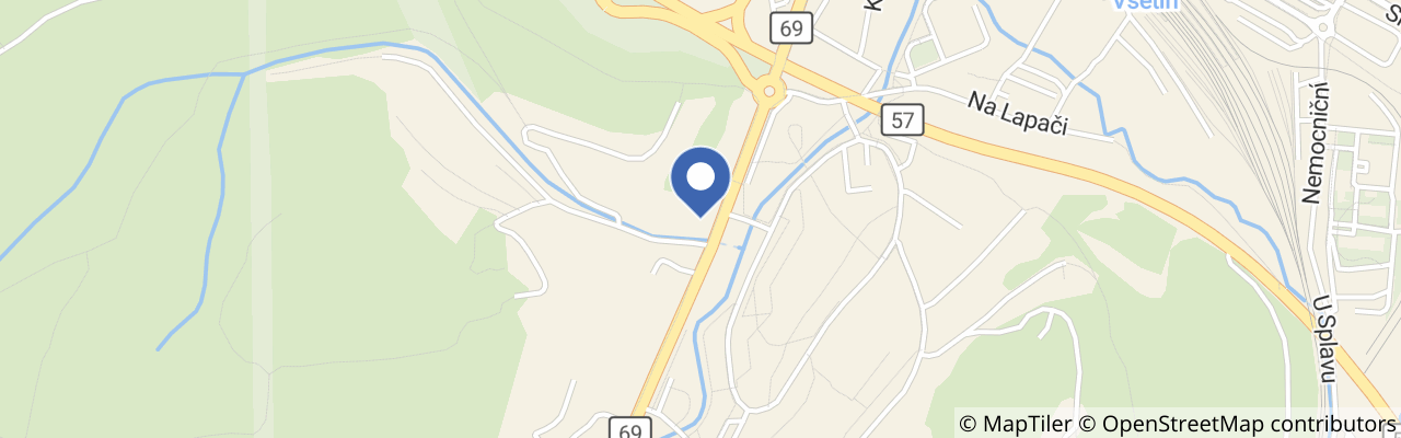 Mapa - Penzion Rozmarýn