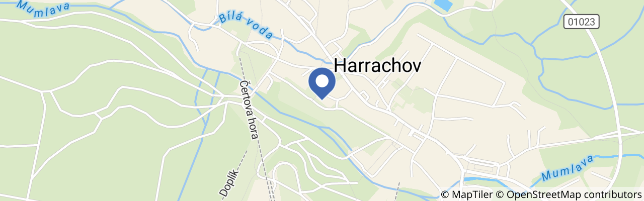 Mapa - Hotel Harrachov Inn