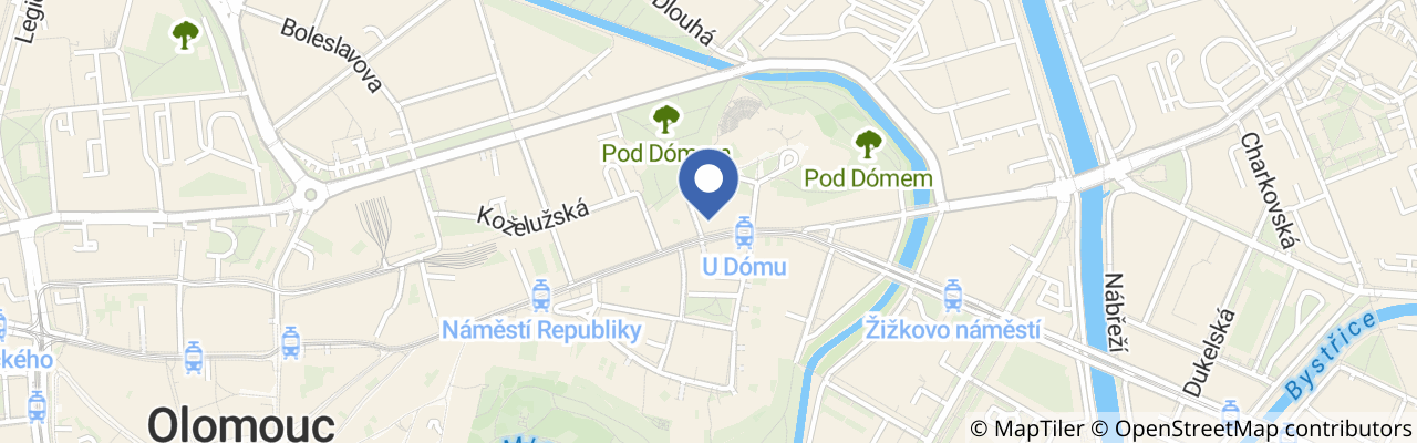Mapa - Podzimní festival duchovní hudby Olomouc 2026