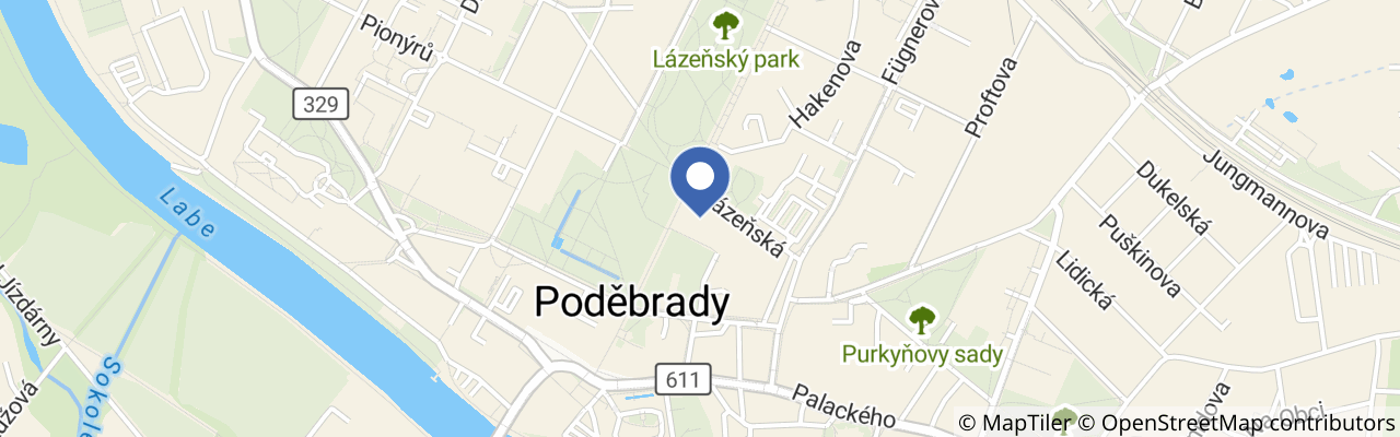 Mapa - Poděbradský den srdce 2026