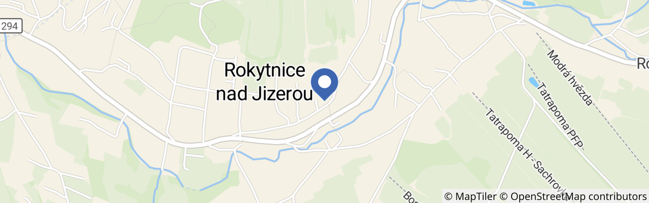 Mapa - Chalupa pod Lysou