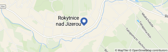 Mapa - Chalupa pod Lysou