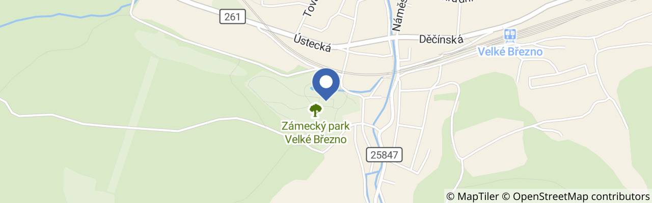 Mapa - Kastelánská prohlídka