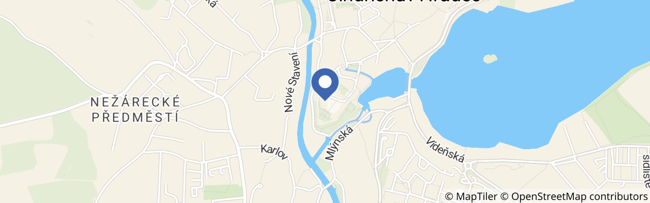 Mapa - Jó, třešně zrály – Jindřichův Hradek